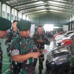 Cegah Kecelakaan Saat Mudik, Dandenma Divif 3 Kostrad Pimpin Apel Pengecekan Kendaraan