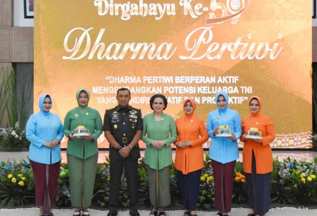 Pangdam Jaya Hadiri Peringatan HUT Dharma Pertiwi ke 59