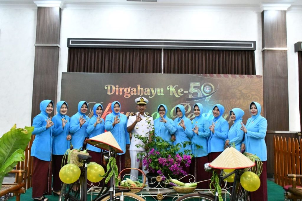 Danlanal Sabang Beserta Ketua Cabang 3 Korcab I DJA I Hadiri Peringatan Ke-59 HUT Dharma Pertiwi Tahun 2023