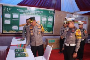 Kapolres Metro Tangerang Kota Cek Pospam Rest Area Pastikan Personil Sigap Patroli