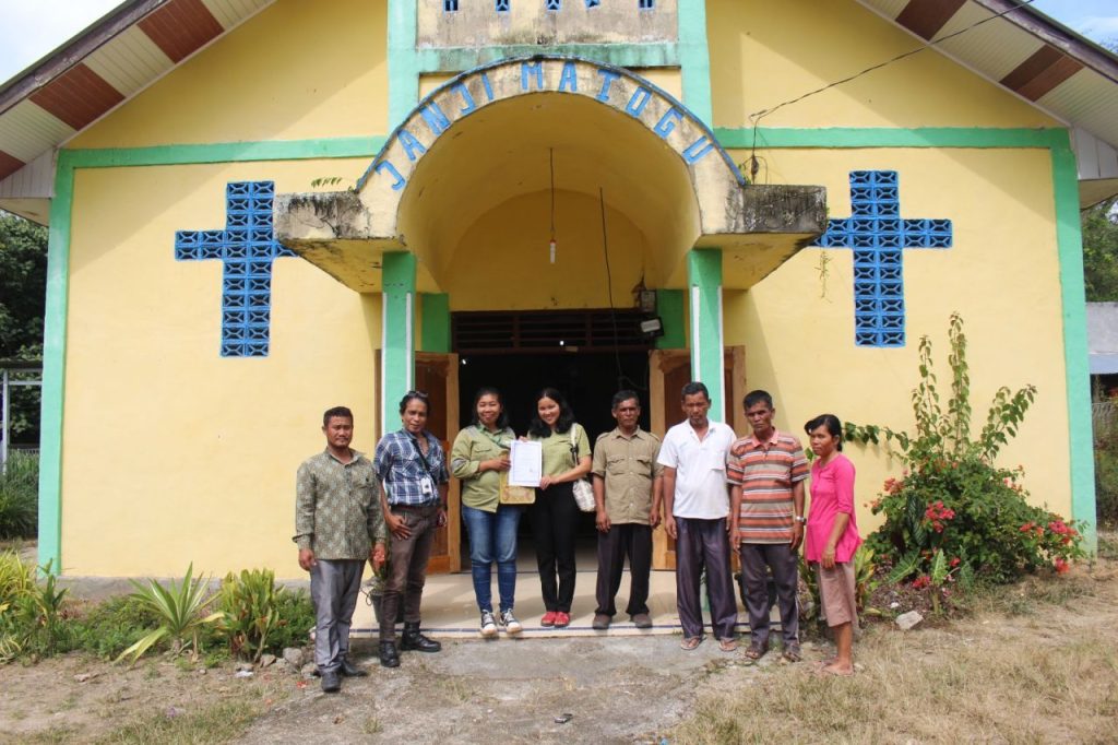 Kabupaten Toba Menerima Dukungan dari TPL Berupa Pembangunan Pagar di Sekeliling Bangunan Gereja