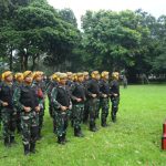 Batalyon Armed 7/Biringgalih Melaksanakan Penembakan Kehormatan