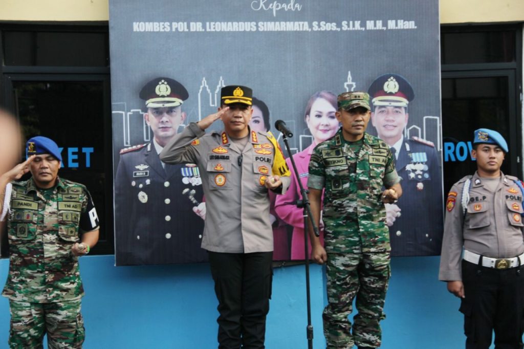 Polres dan Kodim 0505/Jakarta Timur Gelar Apel Bersama Pengamanan Malam Takbiran