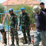 Taman Bermain Anak-Anak Menjadi Karya Bakti Prajurit Yonif Mekanis 320 yang Tergabung Satgas Yonmek XXIII-Q/Unifil