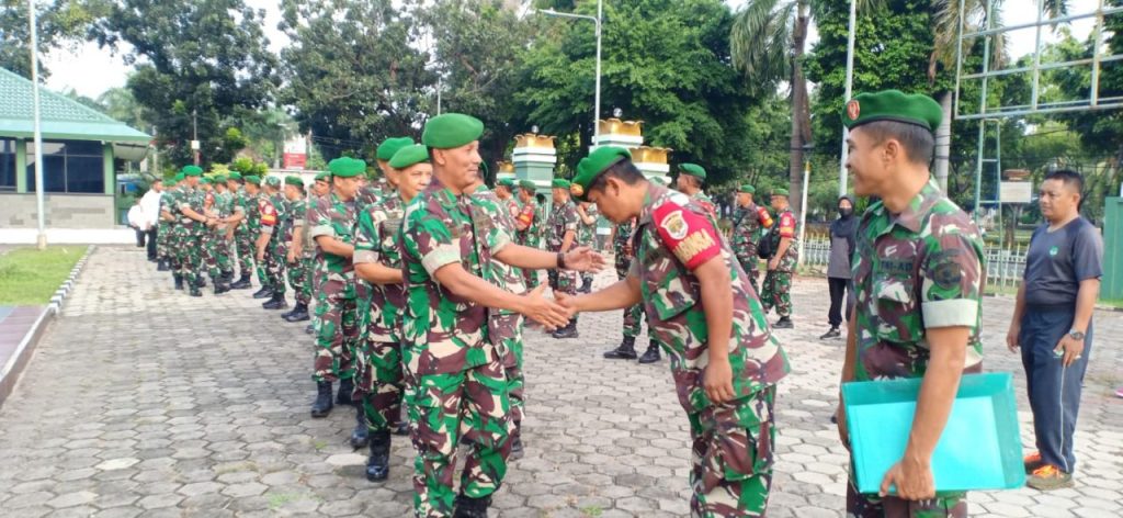 Gelar Halal Bi Halal 1444 H/2023 M Kodim 0505/Jakarta Timur Saat Apel Kembali Cuti