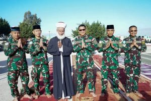 Rayakan Hari Raya Idul Fitri 1444 H Di Daerah Penuģsan, Satgas Indobatt XXIII di Lebanon Selatan