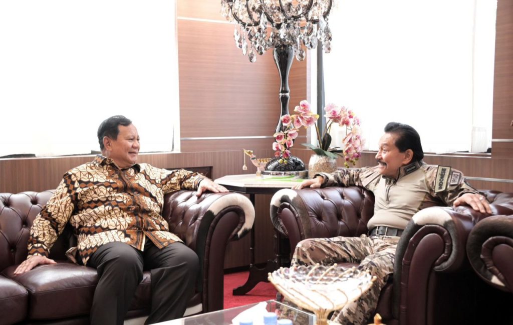 Menhan Prabowo Lebaran ke Para Sesepuh TNI, Try Sutrisno, Hendropriyono, Widodo AS, Agum Gumelar Hingga Wiranto