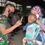 Dandim 0501/JP dan Kapolres Metro Jakarta Pusat Tinjau Situasi dan Kondisi Arus Balik Operasi Ketupat Jaya 2023