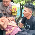 Polsek Jatiuwung Polres Metro Tangerang Kota Turun Tangan Bantu Orang Tua Diduga Dibuang di Pinggir Jalan
