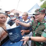 Dandim 0502/JU Hadiri Kegiatan Penyerahan Bantuan Kepada Korban Terdampak Kebakaran Di Muara Angke