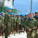 Dansatgas Indobatt XXIII-Q Menghadiri Medal Parade And Serbian Armed Forces Day Celebration Ceremony di UNP 9-66