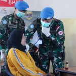 TNI Selalu Ramah, Humanis Dan Cintai Dimanapun Juga, Tim Medis Satgas INDOBATT XXIII Gelar Pengobatan di Lebanon Selatan