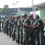 Kembali Beraktifitas Setelah Cuti Lebaran, Prajurit Yonbekang 2 Kostrad Halal Bihalal