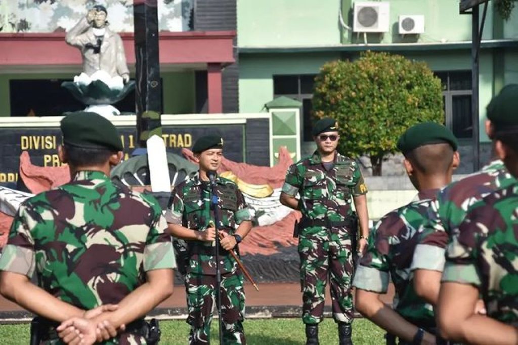 Kembali Cuti Usai Berlebaran, Danbrigif PR 17 Kostrad Cek Prajurit dan Halal Bihalal