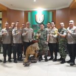 Silaturahmi Dandim dan Tiga Kapolres di Makodim 0502/JU