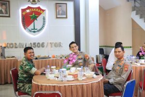 Jalin Sinergitas, Kapolrestro Tangerang Kota dan Jajaran Bersilaturahmi ke Kodim 0506 Tangerang