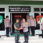 Sinergi TNI – POLRI, Kodim 0504/JS Terima Kunjungan dari Polres Jakarta Selatan