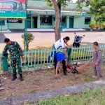 Perkuat Sinergitas, TNI-Polri di Kedungadem Bojonegoro Kurve Bersama