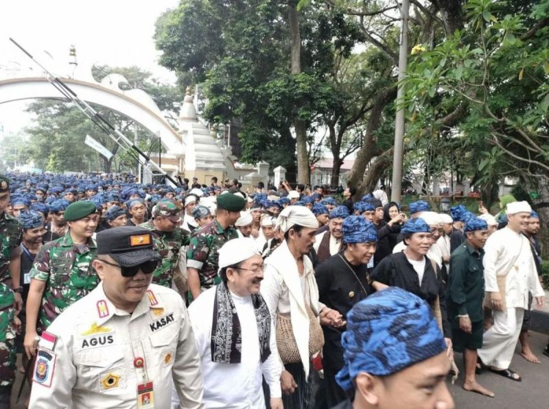 Seba Baduy Ritual Adat Suku Baduy, Prajurit Kostrad Hadiri Acara Dengan Momentum Lebaran