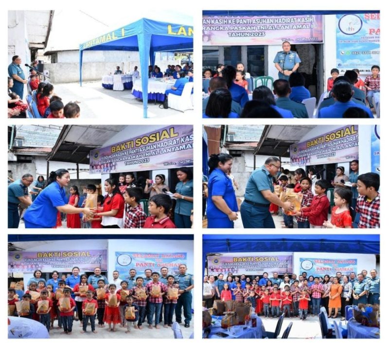 Kunjungan Kasih Lantamal I Ke Panti Asuhan  Dalam Rangka Paskah Tahun 2023