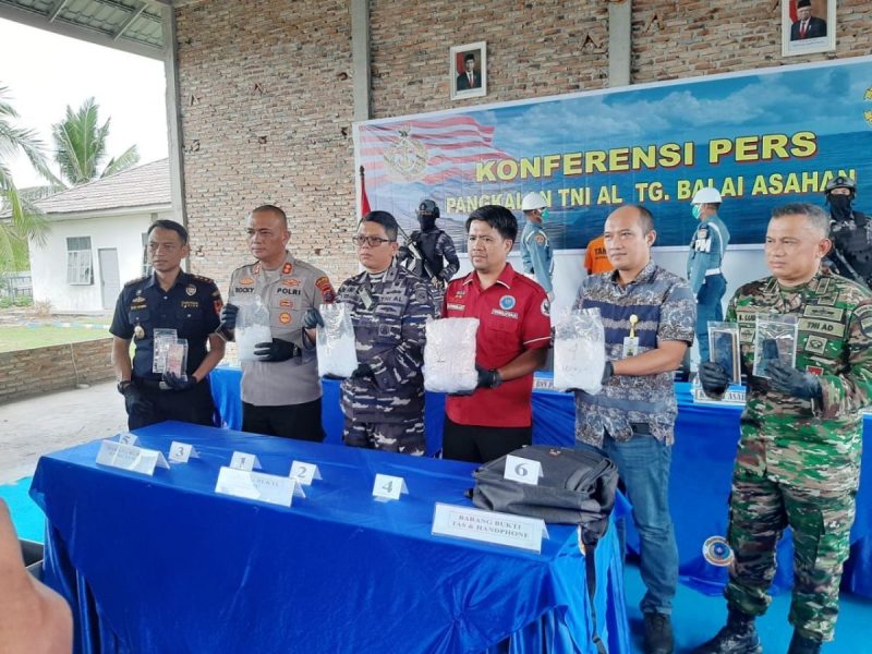 TNI AL Tangkap Kapal Penyelundup Narkoba di Perairan Tanjung Balai Asahan