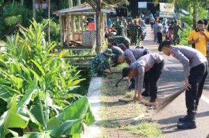 Berilan Contoh Kepada Masyarakat Banjar, Sinergi dan Solid TNI, POLRI dan Pemda Banjar