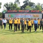 Olahraga Bersama Perkokoh Sinergitas TNI-Polri