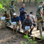 Danlanal Palembang Laksanakan Penanaman Mangrove Nasional Secara Serentak Jajaran TNI Di Seluruh Indonesia
