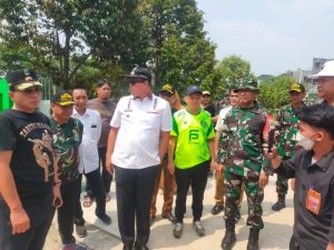Kunjungan Plt.Walikota Ke Lokasi TMMD 116 Kodim 0507/Bekasi Apresiasi Pembangunan