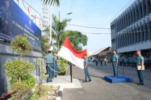 Tingkatkan Rasa Nasionalisme dan Disiplin, Pangkalan TNI Angkatan Laut Palembang Laksanakan Upacara Bendera 17 an