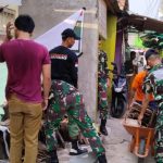 Semangat Gotong Royong, ASN Dan Linmas Bekasi Selatan Bantu Pengerjaan Fisik TMMD 116 Kodim 0507 Bekasi