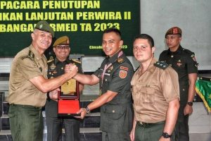 Bersaing di Lembaga Pendidikan, Perwira Yonarmed 9 Kostrad Raih Peringkat Pertama
