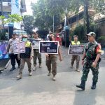 Babinsa Kelurahan Petamburan Bersama Tiga Pilar Giat Aksi Pencegahan dan Penyalahgunaan Narkoba