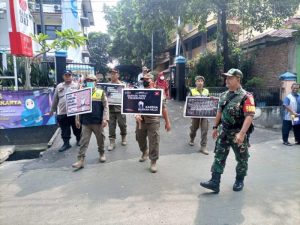 Babinsa Kelurahan Petamburan Bersama Tiga Pilar Giat Aksi Pencegahan dan Penyalahgunaan Narkoba