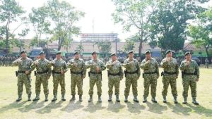 Pangdivif 2 Kostrad Mayjen TNI Haryanto, S.I.P., M.Tr. (Han). Pimpin Sertijab Pamen Satjar Divif 2 Kostrad