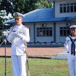 Prajurit dan PNS Lanal Lhokseumawe Laksanakan Upacara Hari Lahir Pancasila