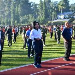 Komandan Lanal Bandung Hadiri Olahraga Bersama Panglima TNI di Sesko AU Lembang Jawa Barat