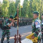 Pangku Jabatan Wadanyon Baru, Disambut Dengan Tradisi Satuan Yonif MR 411 Kostrad