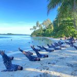 Tingkatkan Kemampuan, Prajurit Lanal Simeulue Laksanakan Latihan Renang Militer di Pulau Terluar