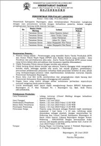 Pemkab Bojonegoro Lelang 502 Pohon Peneduh, Cek Ketentuannya