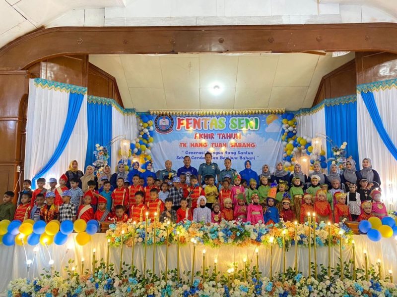 Senyum Ceria Warnai Pentas Seni Akhir Tahun Pelepasan Peserta Didik TK Hang Tuah Sabang