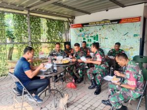 Pimpin Apel Pagi Danramil 04 Gambir/0501 JP Mayor Inf. Iskandar Tekankan Profesionalitas Kinerja