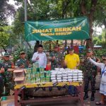 Jumat Berkah, Kodim 0501/JP Membagikan Makanan Gratis Kepada Warga Binaan
