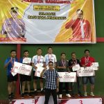 Ganda Badminton Batalyon B Brimob Kaltim Berhasil Juarai Kejuaraan Badminton Hari Bhayangkara Ke 77 Polresta Samarinda
