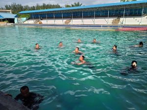 Prajurit Lanal Bengkulu Tingkatkan Kemampuan Water Trappen