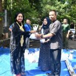 Lanal Bandung Laksanakan Penyembelihan dan Penyaluran Daging Hewan Kurban Kepada Personel Lanal Bandung dan Masyarakat