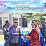 Rayakan Idul Adha, Lanal TBA Potong Hewan Qurban dan Bagikan Daging Kepada Masyarakat