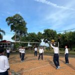 Jaga Kebugaran Tubuh, Karumkit Ajak Prajurit Dan Ibu-Ibu Jalasenastri Rumkital Dr. Midiyato Suratani Olahraga Bersama