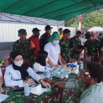 Dandim 1710/Mimika Dampingi Danrem 174/ATW Hadiri Bakti Sosial Yang Digelar PPAD