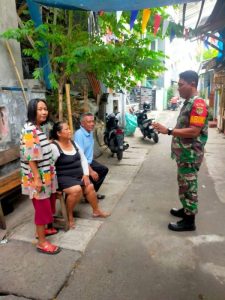 Babinsa Koramil 03/Senen Melaksanakan Komunikasi Sosial Bersama Tiga Pilar serta Warga Binaan